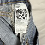 Women's Light Blue Denim Skirt L Asymmetrical Button Front Pockets Casual Retro Size L Photo 4