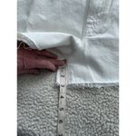 Madewell  $78 Low Rise Boyfriend Shorts in White Size 33 NS121 Photo 9