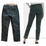 American Eagle Green Corduroy Stretch Mom Straight Jean Pant Size 6 Regular Photo 3