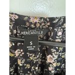 J. Crew Mercantile Floral Print Midi Dress Black Pink Casual Cottagecore Photo 2