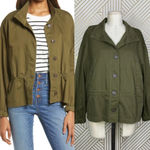 Madewell Highbury Military Twill Jacket In Kale Green Army Size US Medium Photo 1