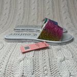 Juicy Couture  Yummy Slide Sandal in Rainbow Beaded - NWOB Photo 2