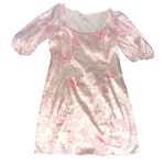Laura Ashley Urban Outfitters x Paisley Pink Mel Puff Sleeve Dress Photo 2