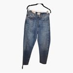 AGOLDE  Split Luna High Rise Pieced Taper Barrel Jeans Medium Wash Cool Girl 28 Photo 3