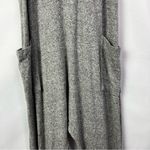 Aerie  Light Gray Racerback Drop Front Straight Leg Lounge Jumpsuit XS Photo 3