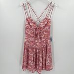 Majorelle  Viola‎ Pink Mini Dress Revolve Paisley Floral Sleeveless Size Medium Photo 2