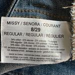 Vintage America Blues Stretch Denim Cropped Skinny Jeans Mid Rise Size 8/29 Medi Blue Photo 7