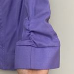Additions by Chico’s women purple ruffle sleeves light jacket size 2 Photo 3