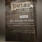 PETA2 Only Bullies Wear Bunnies distressed multicolor tank top Black Photo 5