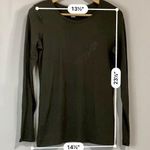 Caslon Women’s Casual Long Sleeve Tee Shirt Grey Beluga Size Small NWT FLAW Photo 6