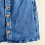 Madewell Stretch Denim Straight Miniskirt Button Front, Size 25 Photo 5
