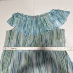 Isaac Mizrahi Live Always Isaac Printed Mesh Ruffle Dress Womens XL Art to Wear Photo 6