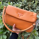 Tahari  Vegan leather orange every day use purse / bag / shoulder bag​ Photo 2