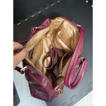 Ora Delphine‎ Maroon Liza Purse Leather Womens Bag Satchel Photo 9