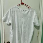 Current/Elliott Current Elliott shirt white with metal studs size 8 Photo 4