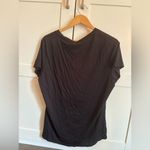 Quince  Organic Cotton V-Neck T-Shirt sz XL Short Sleeve Tee Black NWT Photo 1