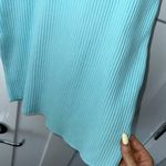 VICI Cotton Ribbed Blue Bodycon Dress Photo 1