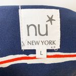 Nu New York  Red, White & Blue Striped Dress Size L Photo 8
