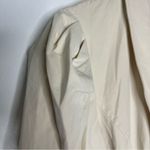 L'Academie  x Revolve Cream Button Shirt Dress Long Sleeve Size Large Photo 4