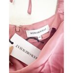 We Wore What NWT Silky Cowl Neck Mini Dress Size 4 Pink Long Sleeve Aline Photo 4