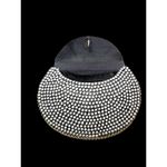 Ramla The Rockstar Handmade Silver and Black Studded Mosaic Bag NEW Photo 3