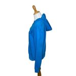 Aeropostale New York City Bright Blue Silver Hoodie Jacket Sweatshirt Size large Photo 2