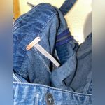 Free People  size 2 boho cottage core denim high neck overalls Photo 6