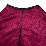 Pink Black Lace Overlay Vintage Skirt jody Of California Small Photo 7