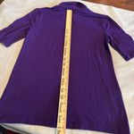 Lauren Ralph Lauren Purple Turtleneck Stretch Top sweater short sleeve viscose L Size L Photo 3