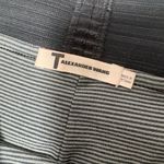 Alexander Wang T Black and Green Double Rushed Skirt Photo 5