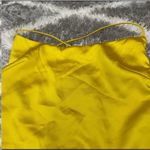 Mac Duggal  26482 Yellow Satin Strappy Back Mini Dress 8 Photo 7