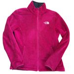 The North Face Osito Fleece Jacket Pink Womens Medium Full Zip Cozy Warm Photo 2