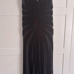 Tadashi Shoji Vintage Tadashi Velvet Gown in Black Size Medium Black Tie Evening Gown Wedding Photo 0