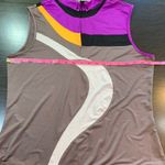 Jamie Sadock Womens L Golf Top Sleeveless Athletic Purple Gray Size L Photo 7