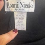 Ronni Nicole  Maxi Dress Black Sleeveless Floral Applique Knit‎ Size 8 Y2K Photo 8