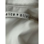 Alice + Olivia Women’s Crème Puffy Shoulder Cropped Jacket Sz 4 Photo 1