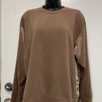 Athleta  Brown Sweatshirt Jacket Photo 0