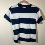✨ Rolla’s Women’s Navy Blue & White Striped Top Mediun Blue Size M Photo 0