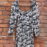 River Island Black and White Floral Mini Dress Photo 0