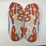 Hoka  Bondi 7 Women's Sneakers Light Blue Fog Glass Orange Size 8 Shoes Athletic Photo 15