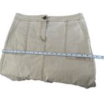 Boden Preppy Khaki Skirt Size 8 Long Stretch Cotton Utility Pockets Tan Photo 2