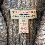 Telluride Clothing Company Wool Ladies zip up vest with pockets. Size Small Brown Photo 10