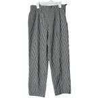 ESCADA‎ High Rise Crop Pants Womens 38 Black White Gingham Plaid Preppy Academia Photo 1