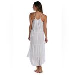 La Blanca Coastal Covers Halter Midi Dress - White, BRAND NEW, Size Medium, $113 Photo 1