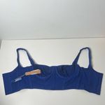 SKIMS Stretch Satin Corset in Neptune Photo 8