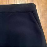 Premise Scalloped Hem Stretch Lined A-Line Mini Skirt Black Size 10 NEW Photo 2