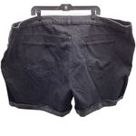 Old Navy  Size 30 Plus Size Mid Rise Boyfriend Black Jean Shorts. New Photo 1