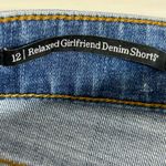 Talbots  Relaxed Fit Girlfriend Denim Cutoff 5 Inch Shorts Size 12 Magnolia Wash Photo 6