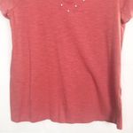 Vince Camuto Top Womens Medium Cotton Modal Studded Stretch Casual Breathable Photo 3
