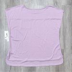 Bar III Light Purple Short Sleeve Top L Photo 3